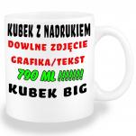 bardzo duży kubek z nadrukiem 790 ml