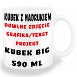 duży kubek z nadrukiem
