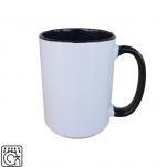 FOTOKUBEK ZE ZDJĘCIEM -DUŻY czarny 440 ml