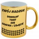 kubki z nadrukiem złoty połysk